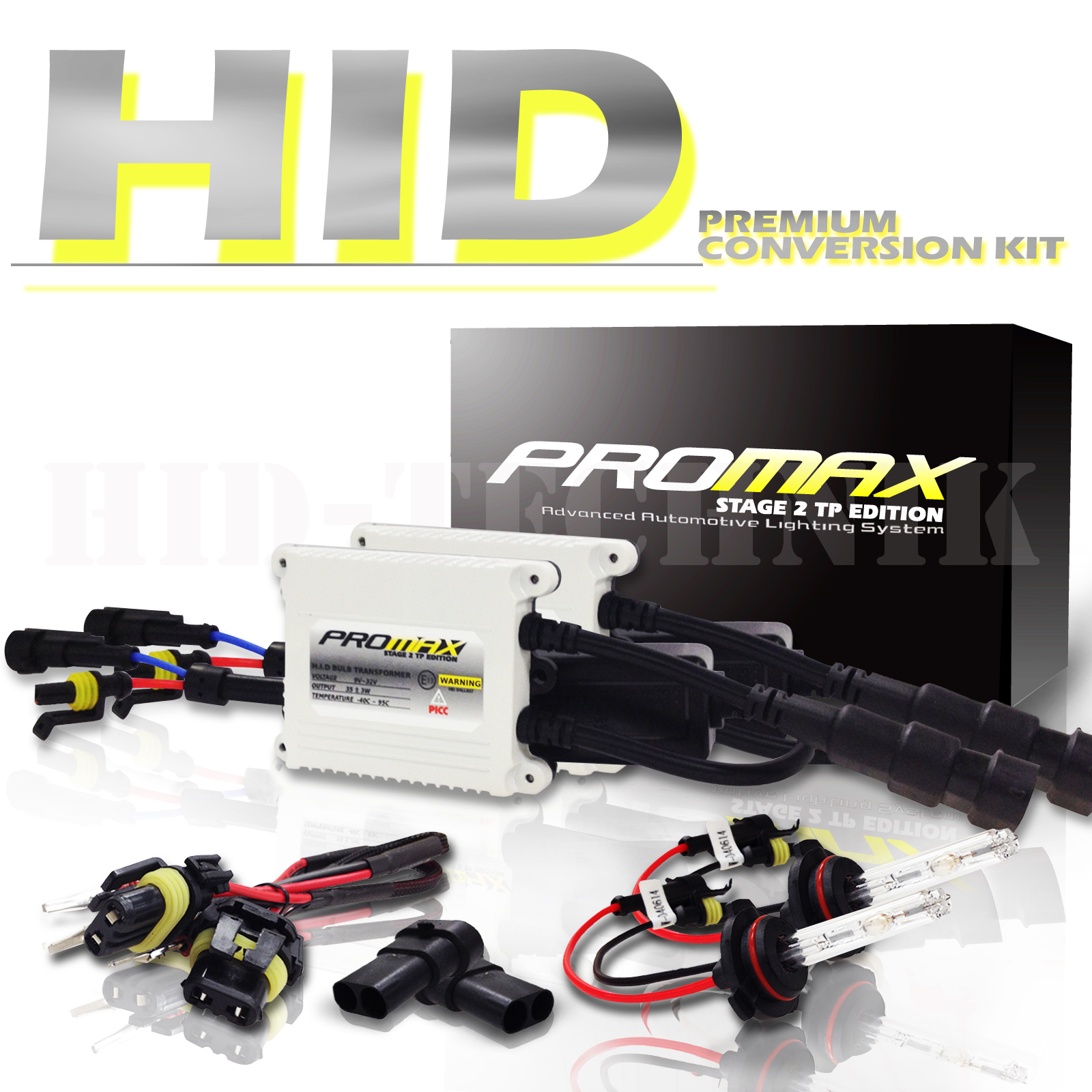 Promax AC 35W HID Kit 880 9005 9006 H1 H4 H7 H10 H11 H13 5202 6000K 5K