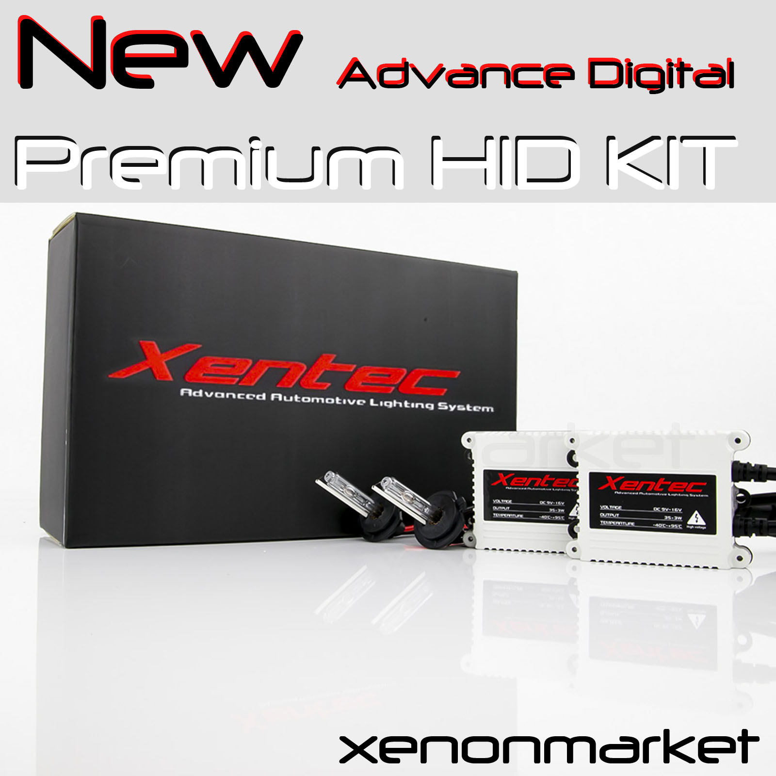 HID KIT Diamond White Blue Xenon 2 Replacement Bulbs